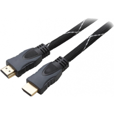 Cablu video Zignum HDMI (M)/HDMI (M), Black (K-HDE-BKR-0300.BS)
