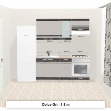 Модульная кухня Ambianta Dolce 1.8 м, Серый