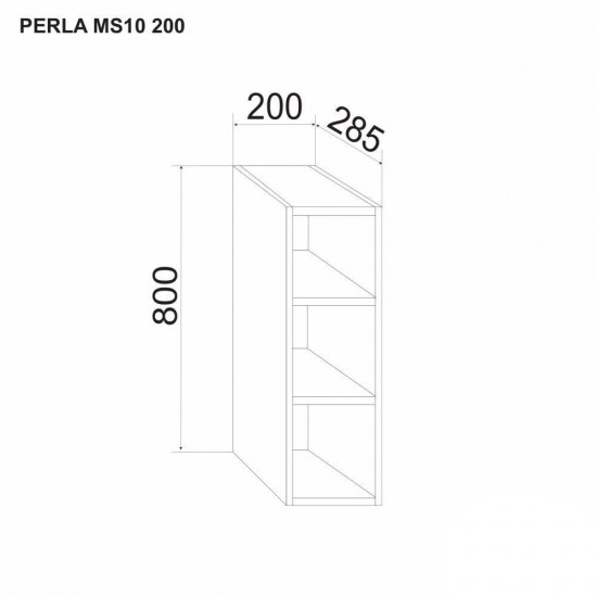 Carcasa modul superior Ambianta Perla MS10 200 Alb