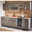 Верхний кухонный шкаф Ambianta Iris 300 GS, Серый