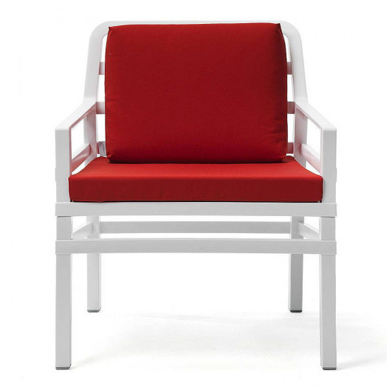 Кресло для сада Nardi Aria 40330.00.065.065 Bianco/Cherry