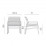Кресло для сада Nardi Aria 40330.00.155.155 Bianco