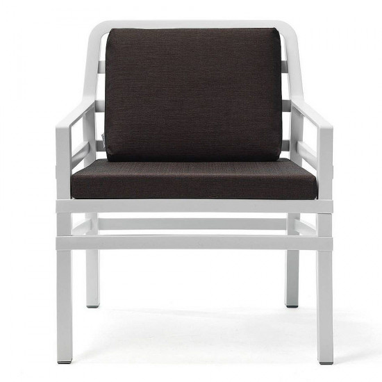 Кресло для сада Nardi Aria 40330.00.165.165 Bianco/Caffe