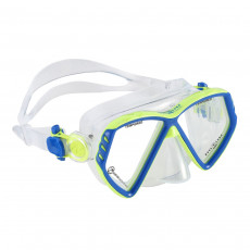 Mască pentru înot AquaLung CUB KID XS, Light blue/Bright green Mască pentru înot AquaLung CUB KID XS, Light blue/Bright green