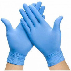 Нитриловые перчатки без талька Aldena XS синие (100 шт./уп.)