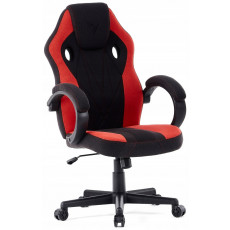 Кресло геймерское SENSE7 Prism Fabric, Black/Red