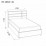 Спальный гарнитур Ambianta Amigo (кровать 1,6м/шкаф 1.4м), Серый