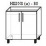 Нижний кухонный шкаф PS НШ(м)-80 МДФ (High Gloss), Антрацит