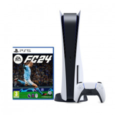 Игровая консоль Sony PlayStation 5 Disc Edition 825GB + EA Sports FC24 White