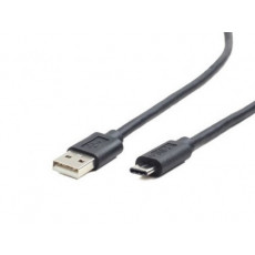 Cablu Cablexpert CCP-USB2-AMCM-1M Type-C/USB2.0, Black Cablu Cablexpert CCP-USB2-AMCM-1M Type-C/USB2.0, Black