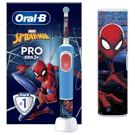 Зубная электрощётка Braun Oral-B D103 PRO Spider-Man Blue