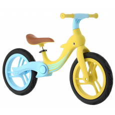 Bicicleta fără pedale 4Play Dolphin Blue/Yellow