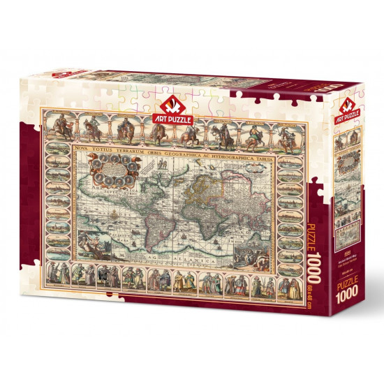 Art Puzzle 4584 Пазл Карта Древнего мира, 1000 эл.