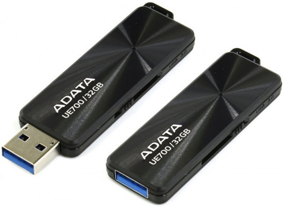 32 GB USB 3.1 Stick USB Adata UE700, Black (UE700-32G-BK)