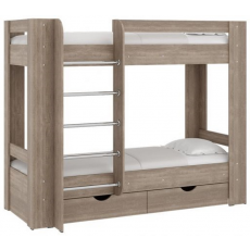 Детская кровать Pehotin Дуэт-3, 190х70 см, Трюфель