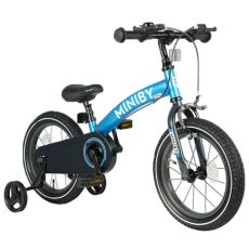 Bicicletă copii Qplay Miniby 3in1 Blue (14")