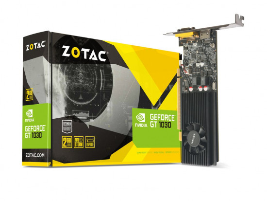 Видеокарта Zotac GeForce GT 1030 (2 ГБ/GDDR5/64 бит)