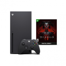 Consolă de jocuri MICROSOFT Xbox Series X 1TB + Diablo IV Black