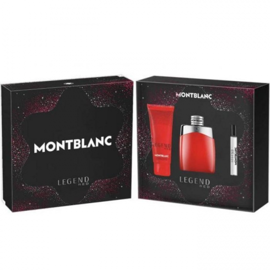 Набор Montblanc Legend Red Set (edp/100ml + sh/gel/100ml + edp/mini/7.5ml)