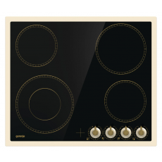 Plită încorporabilă Gorenje EC 642 CLI, Black/Ivory Plită încorporabilă Gorenje EC 642 CLI, Black/Ivory