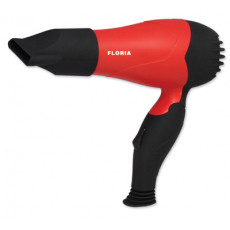 Uscător de păr compact Floria ZLN8976, 1000 W, Red/Black