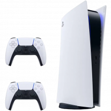 Consolă de jocuri Sony PlayStation 5 Slim Digital Edition 1TB + 2nd DualSense White