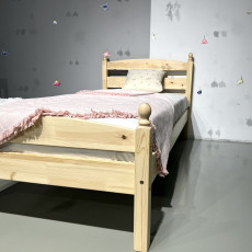 Детская кровать Mobicasa Lira, без ящиков 90x200 см, Hатуральный