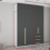 Шкаф Mobildor Smart-Home (90 см) со штангой, White/Anthracite