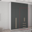 Шкаф Mobildor Smart-Home (90 см) с выдвижными ящиками, White/Anthracite