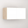Dulap superior Mobildor Smart-Home, 90x56x50 cm, Sonoma/White
