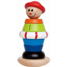 Hape E0401A Jucarie din lemn: Piramida Jack Hape E0401A Jucarie din lemn: Piramida Jack