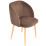 Набор мебели Eva стол DT 404-1 + 3 стула LC-618WO Dark Brown 16 (velur)
