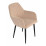 Набор мебели Eva стол DT 432-1R B + 4 стула LC-621B Light Beige8 (velur)