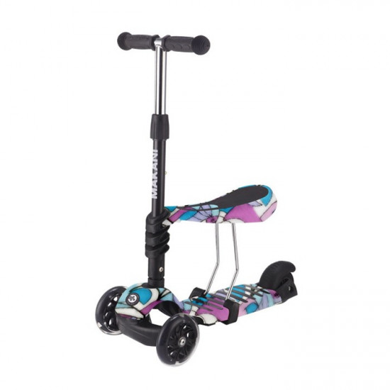 Trotinetă Makani 3in1 Ride and Skate Picasso