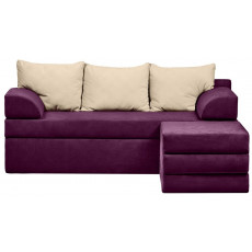 Canapea de colț Edka Sirius 200x90x45, M10 Dark Violet