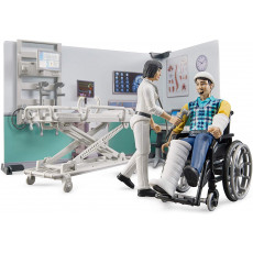 Bruder 62711 Игровой набор Bruder больничный кабинет с фигурками и аксессуарами Bruder 62711 Игровой набор Bruder больничный кабинет с фигурками и аксессуарами