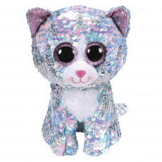 TY TY36674 Jucarie de plus cu paiete "Pisica Whimsy" 15 cm TY TY36674 Jucarie de plus cu paiete "Pisica Whimsy" 15 cm