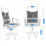 Кресло офисное Jumi Marco CM-977334, Black/Grey