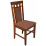 Набор мебели Eva Стол CAPELLA V Burnish + 4 стула DEPPA R (Burnish, F-789 Brown)