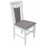 Набор мебели Eva Стол HV-24V White + 6 стульев DEPPA R (White, NV-10WP Grey)