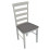 Набор мебели Eva Стол HV-24V White + 6 стульев GLORIA (White, NV-10WP Grey)
