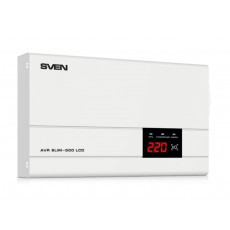 Stabilizator Sven SLIM AVR-500 LCD, 0.5 кВА Stabilizator Sven SLIM AVR-500 LCD, 0.5 кВА