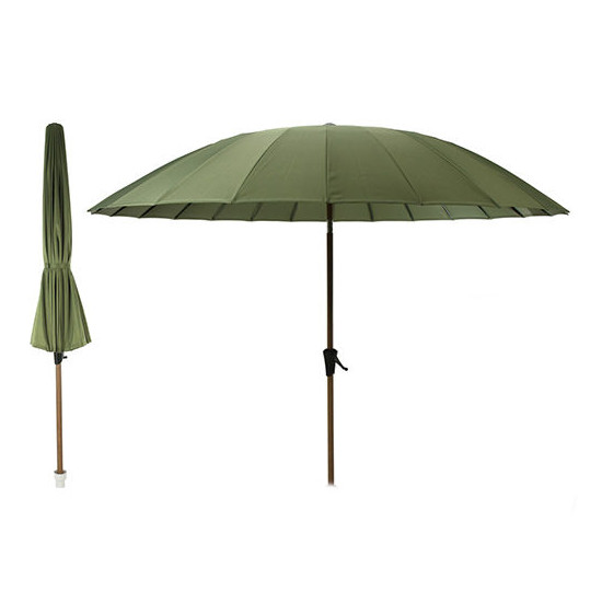 Umbrela de soare Ambiance 33793 D2.65m cu picior flexibil, 24 spite