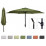 Umbrela de soare Ambiance 20763 D2.7m cu picior flexibi, 6 spite