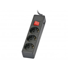 urge Protector 3 Sockets, 3.0m, Sven Optima Base, BLACK flame-retardant material urge Protector 3 Sockets, 3.0m, Sven Optima Base, BLACK flame-retardant material