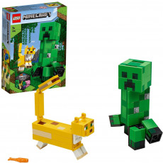 LEGO Minecraft 21156 Creeper BigFig si Ocelot LEGO Minecraft 21156 Creeper BigFig si Ocelot