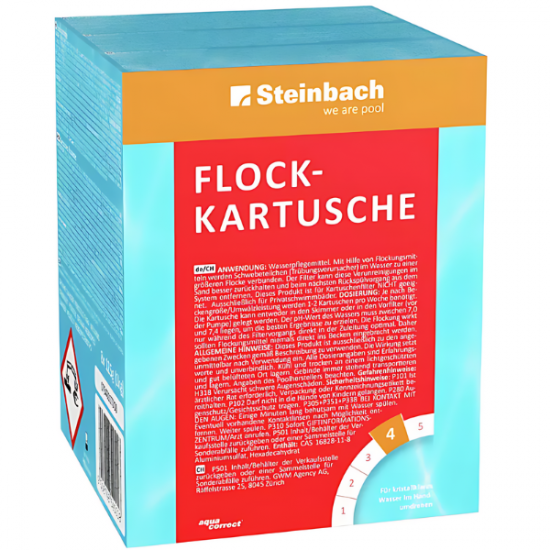 Floculant Steinbach 754001 în cartușe, etapa 4, ambalaj 1 kg