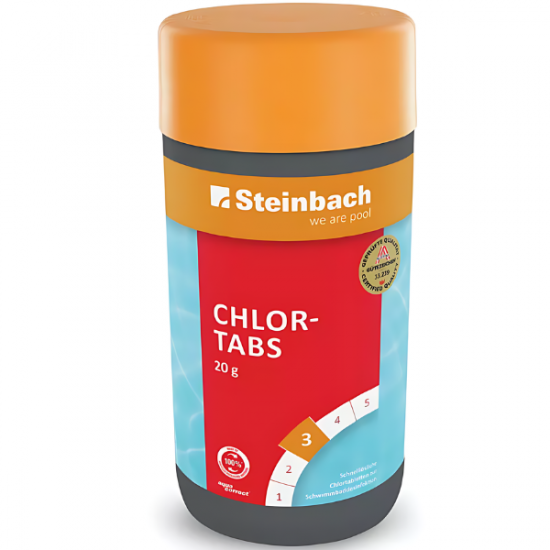 Таблетки хлора Steinbach 757201 20 г, шаг 3, упаковка 1 кг