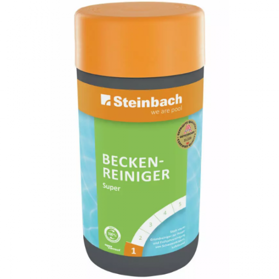 Solutie pentru curățat pereți piscină Steinbach Super 755201 treapta 1, ambalaj 1 L