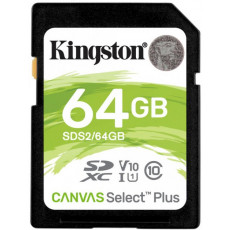 Сard de memorie SDHC 64 GB Kingston Canvas Select Plus (SDS2/64GB)
